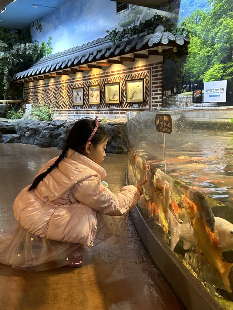 Korean Garden theme zone in SEALIFE Coex Aquarium