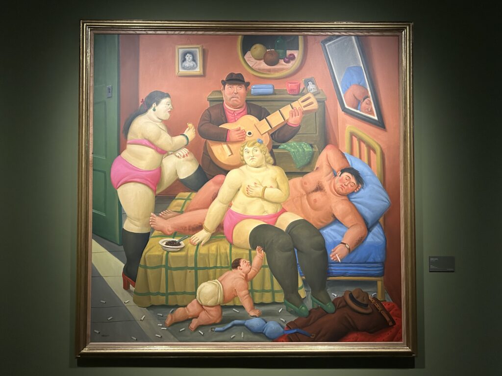 Fernando Botero Exhibition Seoul: One of the Fernando Botero's masterpiece, "The End of the Festival" (also known as After the Party).