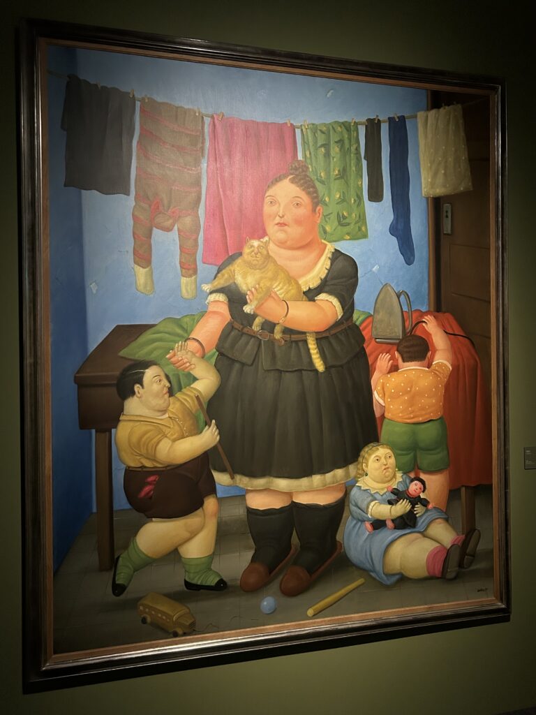 Fernando Botero Exhibition Seoul: Fernando Botero's masterpiece, "The Widow,"